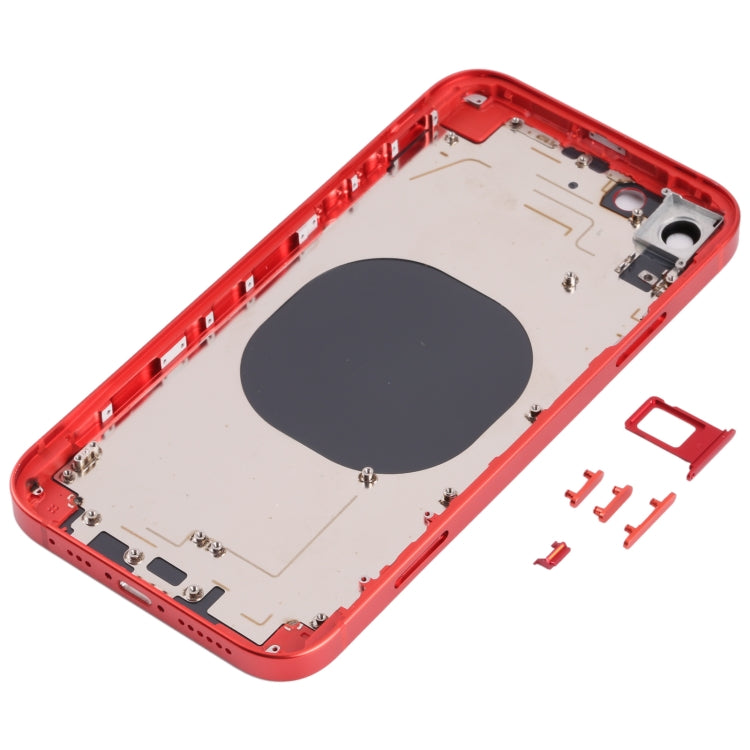 Back Housing Cover with Appearance Imitation of iP13 for iPhone XR, For iPXR to i13(Red), For iPXR to i13(Blue), For iPXR to i13(Purple), For iPXR to i13(Pink), For iPXR to i13(Green), For iPXR to i13(White)