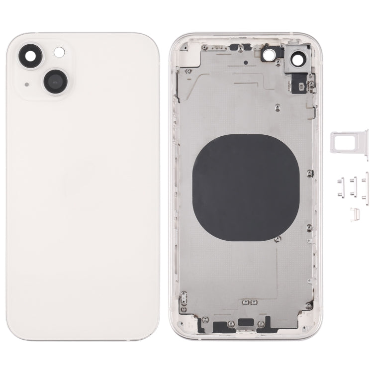 Back Housing Cover with Appearance Imitation of iP13 for iPhone XR, For iPXR to i13(Red), For iPXR to i13(Blue), For iPXR to i13(Purple), For iPXR to i13(Pink), For iPXR to i13(Green), For iPXR to i13(White)