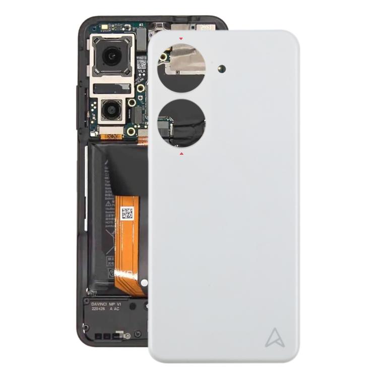 For Asus Zenfone 10 AI2302 Leather Material Battery Back Cover, For Asus Zenfone 10(Leather Material)