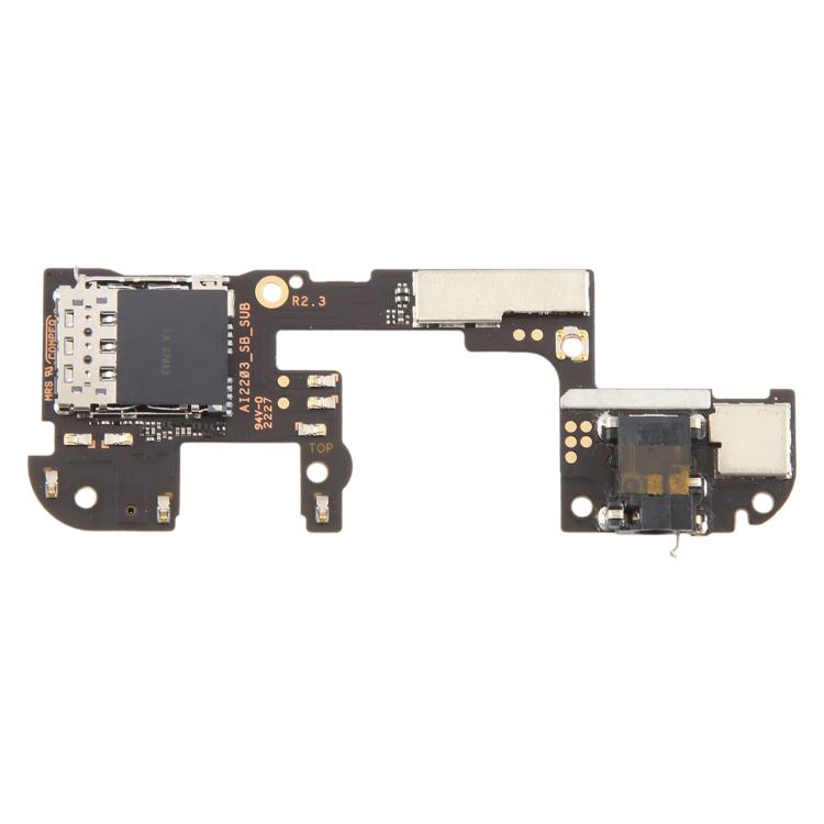 For Asus ROG Phone65 / 6 Pro MediaTek Dimensity Version SIM Card Reader Board with Audio Jack, For Asus ROG Phone 6 / 6 Pro Dimensity Version