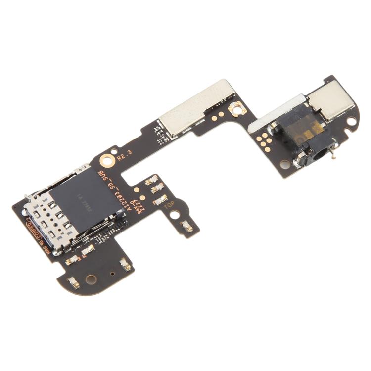 For Asus ROG Phone65 / 6 Pro MediaTek Dimensity Version SIM Card Reader Board with Audio Jack, For Asus ROG Phone 6 / 6 Pro Dimensity Version
