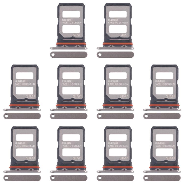For Xiaomi 14T Pro 5G 10pcs Original SIM Card Tray, For Xiaomi 14T Pro 5G(Original)