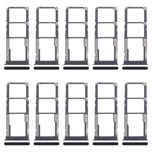 For Xiaomi Redmi 14C 4G 10pcs Original SIM Card Tray + SIM Card Tray + Micro SD Card Tray, For Xiaomi Redmi 14C 4G(Original)