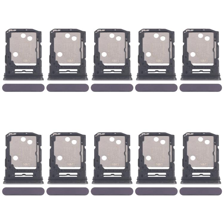 For OPPO Reno12 5G CPH2625 10pcs Original SIM Card Tray + SIM Card Tray / Micro SD Card Tray, For OPPO Reno12 5G (Original)