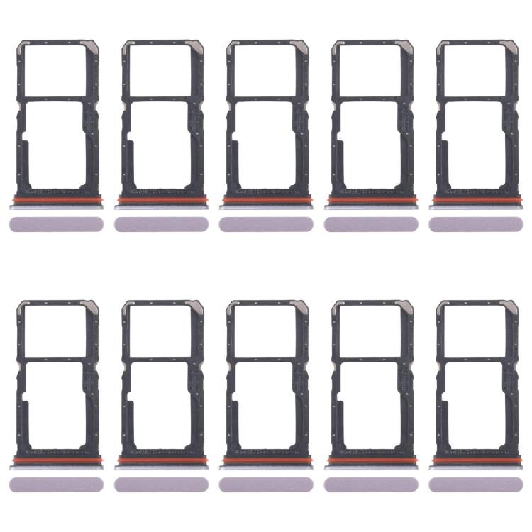 For OPPO A5 Pro 4G CPH2711 10pcs Original SIM Card Tray + SIM Card Tray / Micro SD Card Tray, For OPPO A5 Pro 4G(Original)