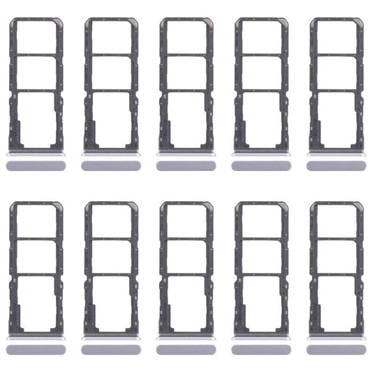 For Realme 11x 5G RMX3785 10pcs Original SIM Card Tray + SIM Card Tray + Micro SD Card Tray, For Realme 11x 5G(Original)