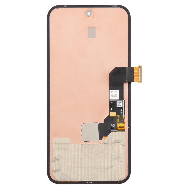 For Google Pixel 8A GKV4X G6GPR G8HHN Original LCD Screen Digitizer Full Assembly with Frame, Including Fingerprint Flex Cable, For Google Pixel 8A(Original)