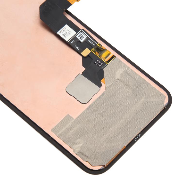 For Google Pixel 8A GKV4X G6GPR G8HHN Original LCD Screen Digitizer Full Assembly with Frame, Including Fingerprint Flex Cable, For Google Pixel 8A(Original)