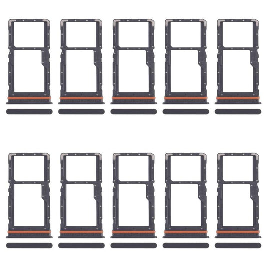 For Xiaomi Redmi 13 5G 10pcs SIM Card Tray + SIM Card Tray / Micro SD Card Tray, For Xiaomi Redmi 13 5G