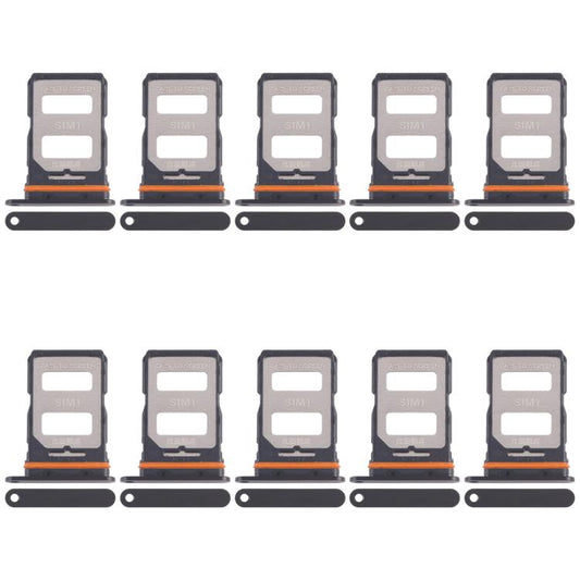 For Xiaomi Civi 4 Pro 10pcs SIM Card Tray + SIM Card Tray, For Xiaomi Civi 4 Pro