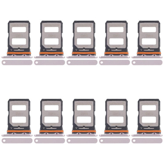 For Xiaomi Civi 4 Pro 10pcs SIM Card Tray + SIM Card Tray, For Xiaomi Civi 4 Pro