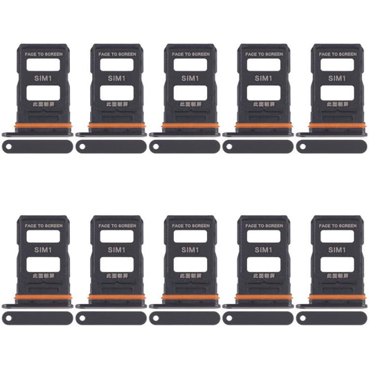 For Xiaomi 14 Ultra 10pcs SIM Card Tray + SIM Card Tray, For Xiaomi 14 Ultra