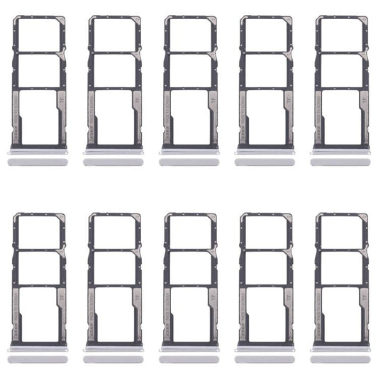 For Xiaomi Redmi 13C 5G 10pcs SIM Card Tray + SIM Card Tray + Micro SD Card Tray, For Xiaomi Redmi 13C 5G