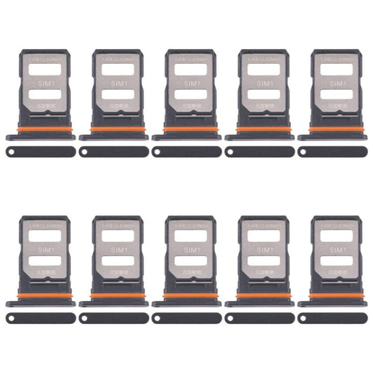 For Xiaomi Poco X7 Pro 10pcs SIM Card Tray + SIM Card Tray, For Xiaomi Poco X7 Pro