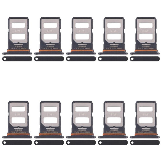 For Xiaomi Poco X6 10pcs SIM Card Tray + SIM Card Tray, For Xiaomi Poco X6