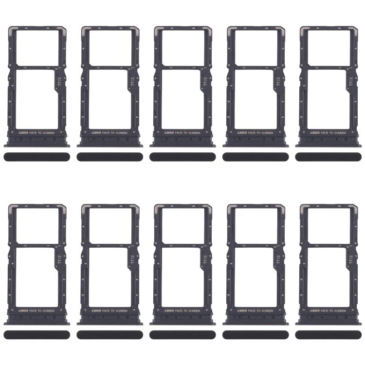 For Xiaomi Redmi 15 5G 10pcs SIM Card Tray + SIM Card Tray / Micro SD Card Tray, For Xiaomi Redmi 15 5G