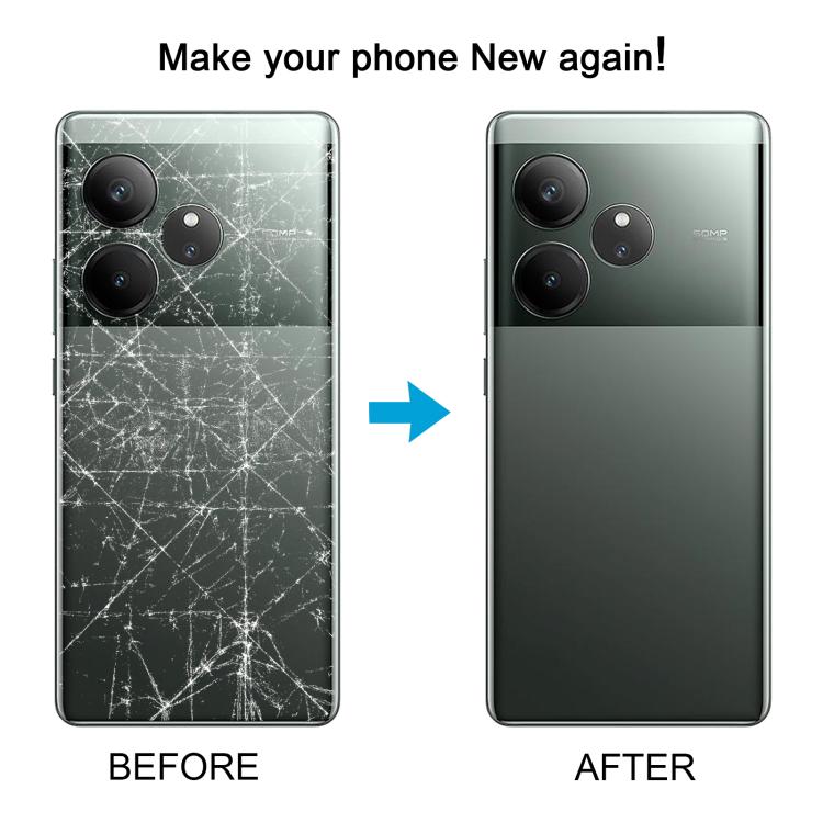 For Realme GT 6 Global Original Back Cover, For Realme GT 6 Global(Original)
