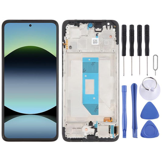 For Xiaomi Redmi Note 14 4G EU Version Original LCD Screen Digitizer Full Assembly with Frame, For Xiaomi Redmi Note 14 4G EU Version(Original)