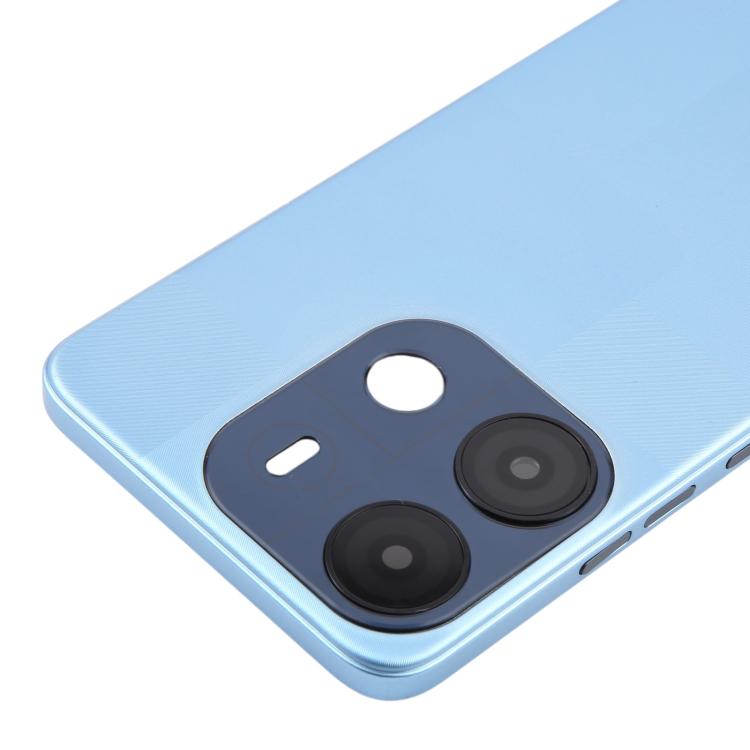 For Tecno Pop 7 BF6 Original Battery Back Cover with Camera Lens Frame / Side Keys, For Tecno Pop 7, For Tecno Pop 7 (Original), For Tecno Pop 7(Original)