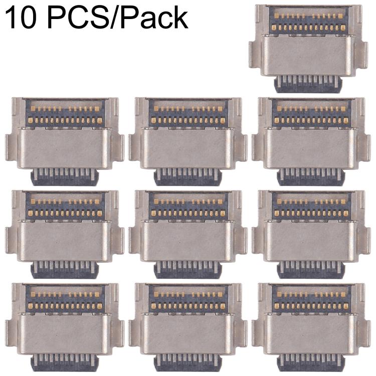 For Galaxy Tab S7 SM-T870/T875/T876 10pcs Original Charging Port Connector, For Galaxy Tab S7(Original)