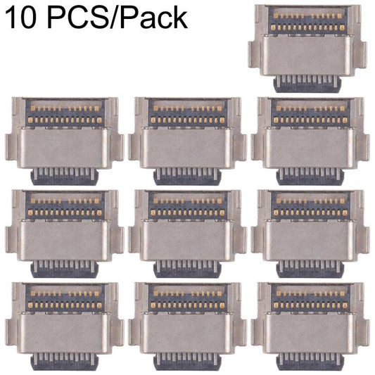 For Galaxy Tab S7 SM-T870/T875/T876 10pcs Original Charging Port Connector, For Galaxy Tab S7(Original)