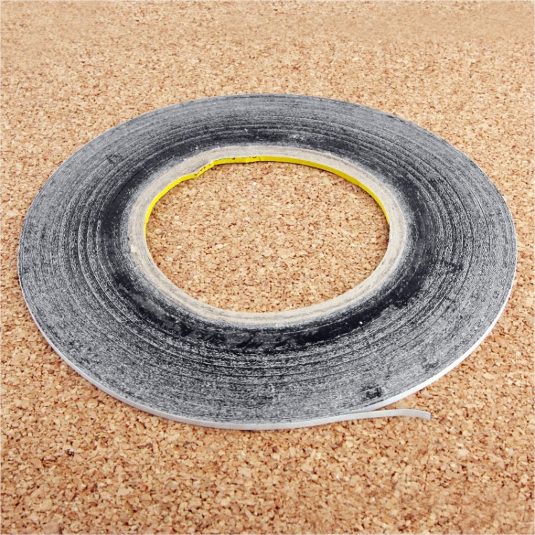 1mm Double Sided Adhesive Sticker Tape for iPhone / Samsung / HTC Mobile Phone Touch Panel Repair, Length: 50m, 1mm Black