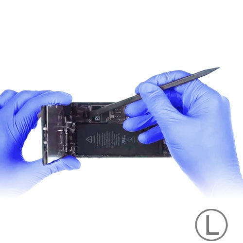 100 PCS AMMEX Durable Disposable Nitrile Rubber Gloves, Size: L