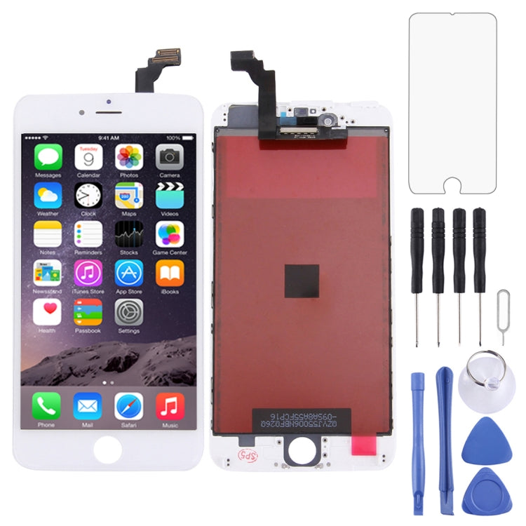 LCD Screen with Frame for iPhone 6 Plus, 3 in 1 for i6 Plus White, 3 in 1 for i6 Plus Black