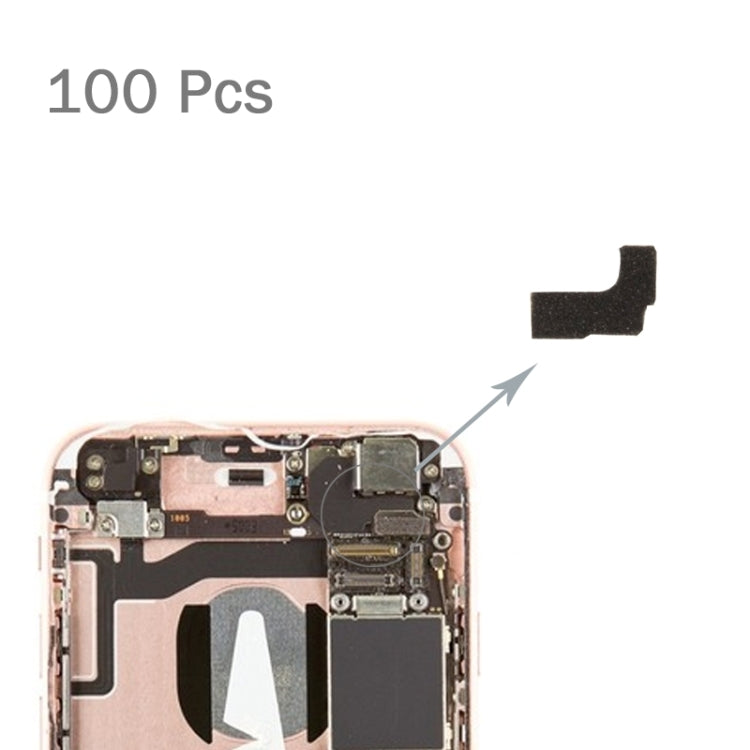 100 PCS for iPhone 6s Front Facing Camera Module Back Sponge Foam Slice Pads, For iPhone 6s #1