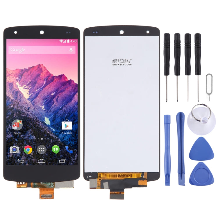 Original LCD Screen and Digitizer Full Assembly for Google Nexus 5 / D820 / D821, For Google Nexus 5 & Nexus 5