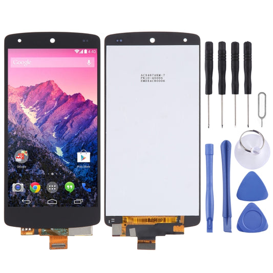 Original LCD Screen and Digitizer Full Assembly for Google Nexus 5 / D820 / D821, For Google Nexus 5 & Nexus 5
