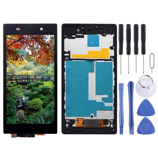 LCD Display + Touch Panel with Frame  for Sony Xperia Z1 / L39h / C6902 / C6903 / C6906 / C6943, For Xperia Z1