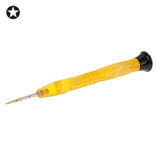 XL-0.8 Embedded Crystal Flower Professional Versatile 0.8 Pentalobe Screwdriver for Mobile Phone / Tablets Repair, Random Color Delivery(Green,Yellow,Red,Blue), XL-0.8