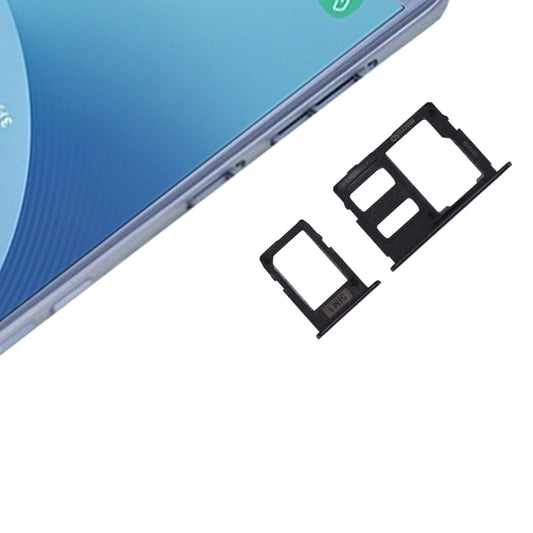 SIM Card Tray + Micro SD Card Tray for Galaxy J3 (2017) Single SIM / J330 & J5 (2017) Single SIM / J530 & J7 (2017) Single SIM / J730, Galaxy J3 (2017) Single, For Galaxy J730 Single, For Galaxy J730 Single SIM