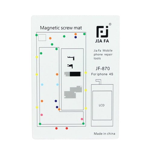 JIAFA Magnetic Screws Mat for iPhone 4S, For 4S