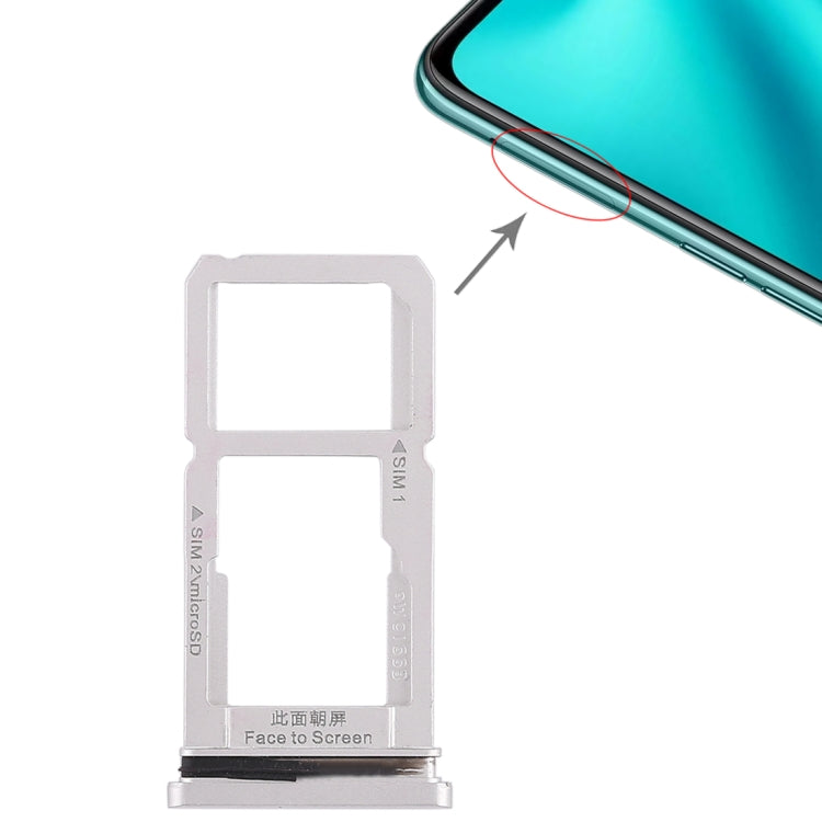 For OPPO R15 SIM Card Tray + SIM Card Tray / Micro SD Card Tray, For OPPO R15
