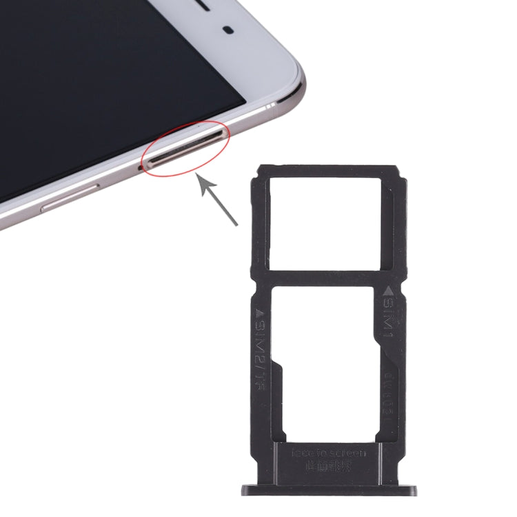 For OPPO R9sk SIM Card Tray + SIM Card Tray / Micro SD Card Tray, For OPPO R9sk, OPPO R9sk