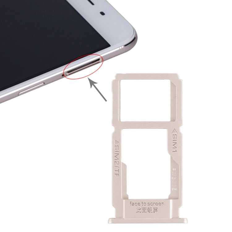 For OPPO R9sk SIM Card Tray + SIM Card Tray / Micro SD Card Tray, For OPPO R9sk, OPPO R9sk