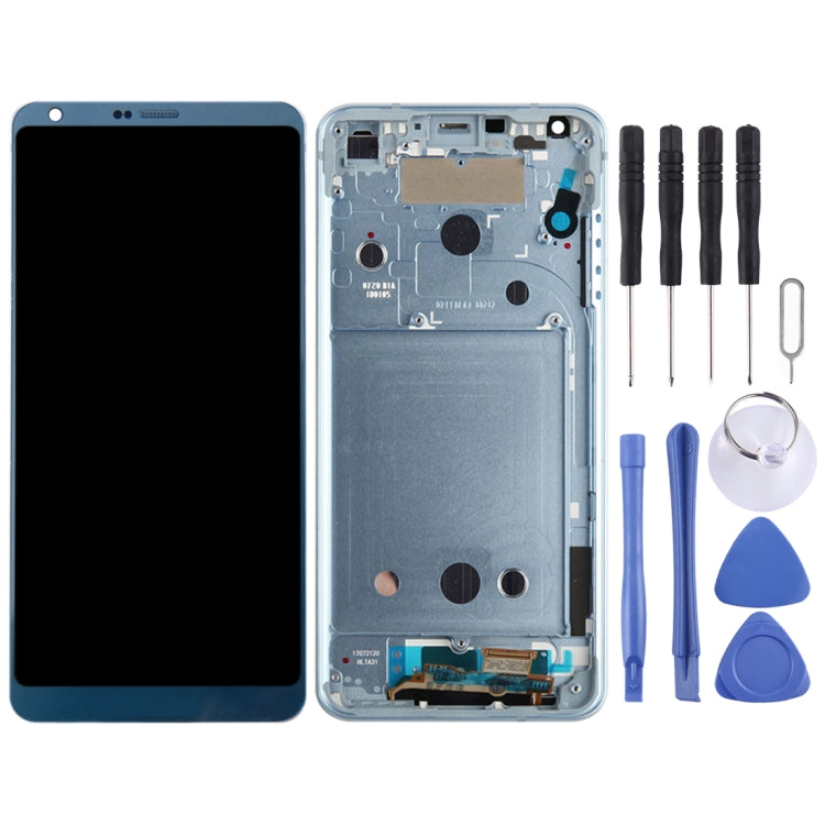 LCD Screen and Digitizer Full Assembly with Frame For LG G6 / H870 / H870DS / H872 / LS993 / VS998 / US997, For LG G6(Blue), For LG G6(Purple), For LG G6(Gold)