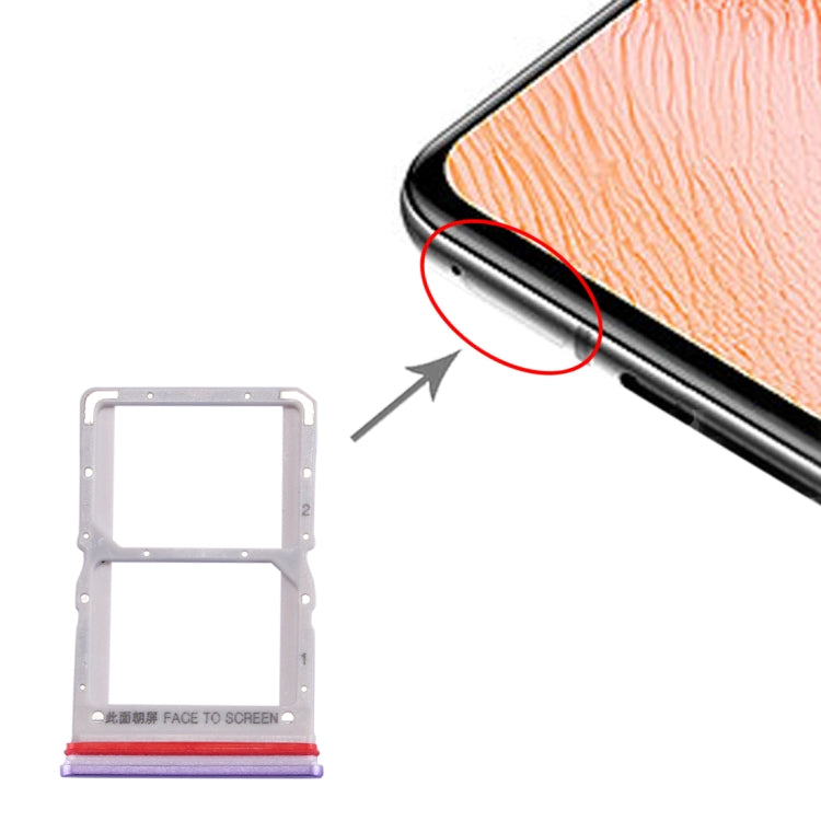 SIM Card Tray + SIM Card Tray for Xiaomi Redmi K30 5G, For Xiaomi Redmi K30 5G, For Redmi K30 5G