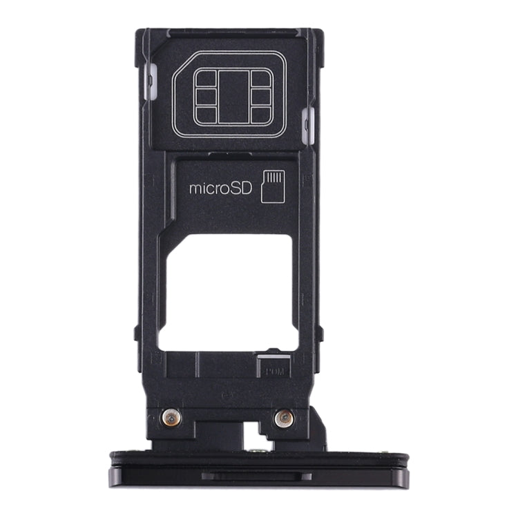 SIM Card Tray + Micro SD Card Tray for Sony Xperia XZ3, For Sony Xperia XZ3, For Sony Xperia XZ3 (Purple)