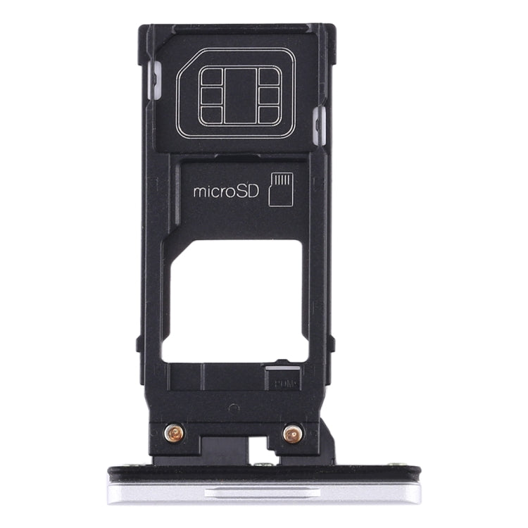 SIM Card Tray + Micro SD Card Tray for Sony Xperia XZ3, For Sony Xperia XZ3, For Sony Xperia XZ3 (Purple)