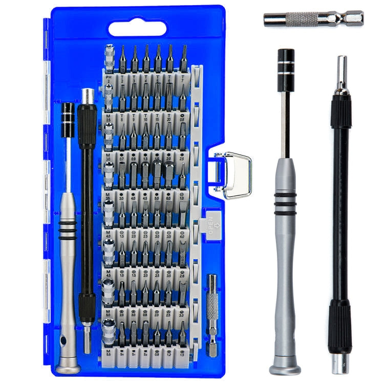 60 in 1 S2 Tool Steel Precision Screwdriver Nutdriver Bit Repair Tools Kit, 60 in 1 (Orange), 60 in 1 (Green), 60 in 1 (Blue), 60 in 1 (Yellow)