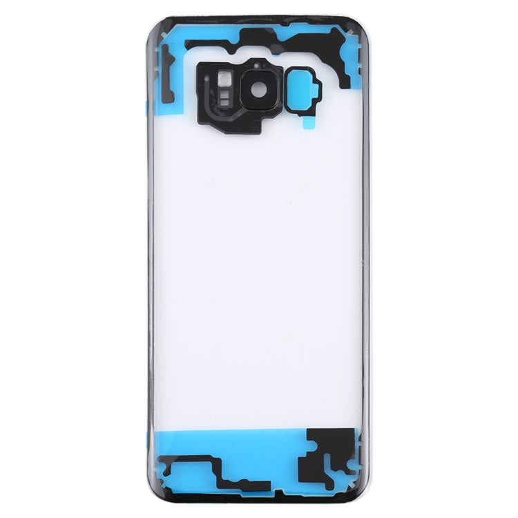 For Samsung Galaxy S8 + / G955 G955F G955FD G955U G955A G955P G955T G955V G955R4 G955W G9550 Transparent Battery Back Cover with Camera Lens Frame, For Galaxy S8 +