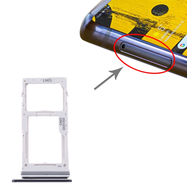 For Samsung Galaxy Note 10 Lite SM-N770 SIM Card Tray + SIM Card Tray / Micro SD Card Tray, For Samsung Galaxy Note 10 Lite(dual card)
