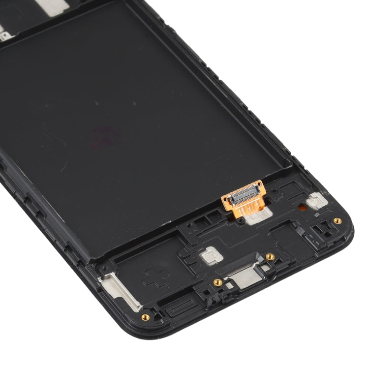 6.36 inch OLED Material LCD Screen and Digitizer Full Assembly with Frame for Samsung Galaxy A20 SM-A205, For Samsung Galaxy A20 (6.36 inch OLED)