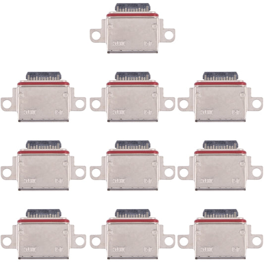 10pcs Charging Port Connector for Samsung Galaxy Note20 / Note20 5G SM-N980F, SM-N980F/DS, SM-N981B, SM-N981B/DS, SM-N981U, SM-N981U1, SM-N981W, SM-N9810, SM-N981N, For Samsung Galaxy Note20 / Note20 5G