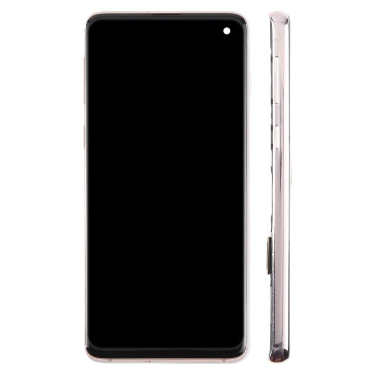 For Samsung Galaxy S10 4G SM-G973F 6.05 inch TFT LCD Screen Digitizer Full Assembly with Frame, Not Supporting Fingerprint Identification