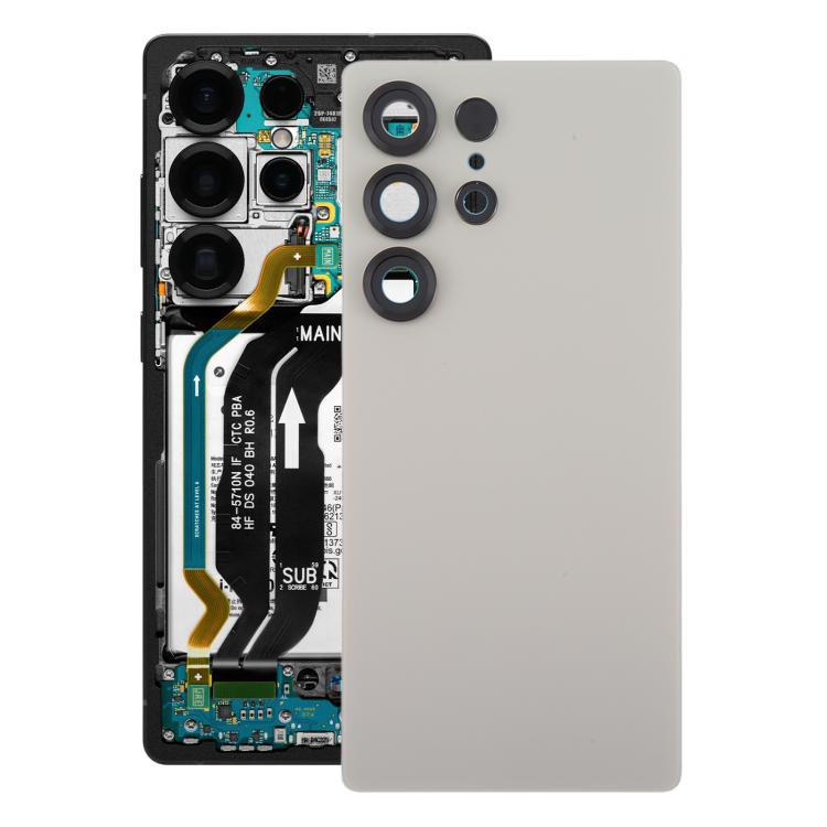 For Samsung Galaxy S25 Ultra SM-S938 OEM Battery Back Cover with Camera Lens Cover, For Samsung Galaxy S25 Ultra(with Camera Lens Frame)