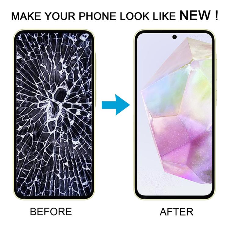 For Samsung Galaxy A35 SM-A356B OLED LCD Screen Digitizer Full Assembly with Frame